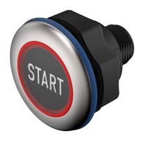 EAO 84-ASKS-C20-049B Touch Button Switch, PNP-NO, 0.2 A, 24 VDC, IP69K, 84 Series