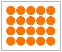 MULTICOMP PRO MP010419 Label, Self Adhesive, 25 mm, Paper, Orange