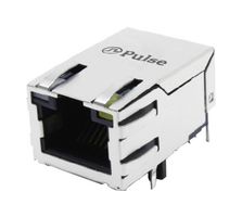 PULSE ELECTRONICS JXD7-0V05NL Modular Connector, w/ EMI Finger, RJ45 Jack, 1 x 1 (Port), 8P8C, Through Hole Mount