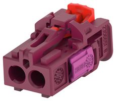 TE CONNECTIVITY 2-2306868-4 Automotive Connector Housing, MATE-AX Series, Receptacle, 2 Positions