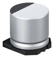 VINATECH 50HVC100ME10 Capacitor Electrolítico Aluminio Híbrido, 100 µF, ± 20%, 50 V, Lata Radial - SMD, 0.028 ohm