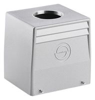 LAPP 19631800 Heavy Duty Connector, Hood, Top Entry, Aluminum Alloy Body, 2 Lever, 48A