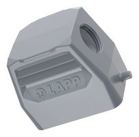 LAPP 19022000 Heavy Duty Connector, Hood, Side Entry, Aluminum Alloy Body, 1 Lever, 6B