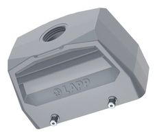 LAPP 19080001 Heavy Duty Connector, Hood, Top Entry, Aluminum Alloy Body, 2 Lever, 16B