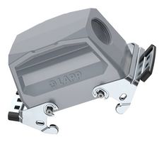 LAPP 19083000 Heavy Duty Connector, Hood, Side Entry, Aluminum Alloy Body, 2 Lever, 16B