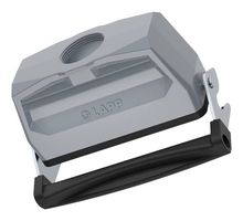 LAPP 19127900 Heavy Duty Connector, Cable Coupler, Hood, Bottom Entry, Aluminum Alloy Body, 1 Lever, HB24