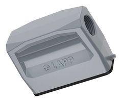 LAPP 19564600 Heavy Duty Connector, Hood, Side Entry, Aluminum Alloy Body, 1 Lever, 16A