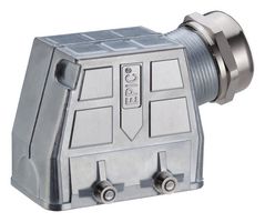 LAPP 70250211 Heavy Duty Connector, Hood, Side Entry, Zinc Alloy Body, 2 Lever, 10B