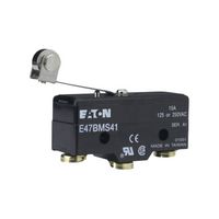 EATON CUTLER HAMMER E47BMS41 Limit Switch, NEMA 1, Reversed Roller Lever, SPDT, 15 A, 250 V, E47 Series