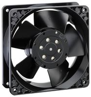 EBM-PAPST 4658N AC Axial Fan, 230V, Square, 119 mm, 38 mm, Ball Bearing, 94.2 CFM