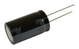 PANASONIC EEUTP1V222 Electrolytic Capacitor, TP Series, 2200 µF, 35 V, ± 20%, Radial Leaded, 5000 hours @ 125°C, Polar