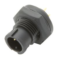 AMPHENOL LTW AD-03PMMP-LC7001 Circular Connector, Standard Circular Connector, Mini (A) Series, Panel Mount Plug, 3 Contacts