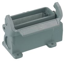 HARTING 19 20 016 0251 Heavy Duty Connector, Base, Panel Mount, Aluminum Body, 1 Lever, 16A