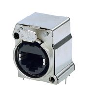 NEUTRIK NE8FBH-C5-LED1-S Conector Modular, RJ45 Jack, 1 x 1 (Puerto), 8P8C, Cat 5e, Through Hole
