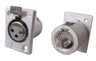 ITT CANNON XLR-6-31 XLR Connector, 6 Contacts, Jack, Panel Mount, Silver Plated Contacts, Metal Body, XLR Series