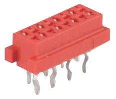 TE CONNECTIVITY - AMP 8-215079-2 Receptáculo PCB, Tarjeta-a-Tarjeta, 1.27 mm, 2 Líneas, 12 Contactos, Through Hole