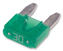 MULTICOMP PRO MCAST 30A 32V Fusible, Automotriz, Acción Rápida, 30 A, 32 V, 11mm x 3.8mm x 9mm, Serie MINI