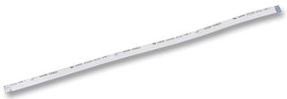 PRO POWER AXO-00008 FFC / FPC Cable, Flat Flex Jumper, 20 Conductor, 0.5 mm, Same Sided Contacts, 8.3 ", 210 mm, Gray