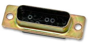 ITT CANNON DBA25PK87F0 Cubierta para Conector tipo D Sub, 25 Posiciones, D Sub, DB, Serie D*A, Macho, Acero