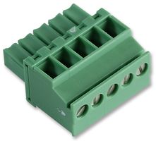PHOENIX CONTACT 1862881 Terminal de Bloque Enchufable, 3.5 mm, 5 Posiciones, 28 AWG, 16 AWG, 1.5 mm², Tornillo
