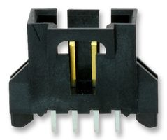 MOLEX 70545-0004 Pin Header, Signal, 2.54 mm, 1 Rows, 5 Contacts, Through Hole Straight, SL 70545 Series