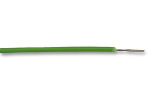 ALPHA WIRE 5853/19 GR001 Wire, Hook Up, PTFE, Green, 26 AWG, 19 x 38AWG, 305 m