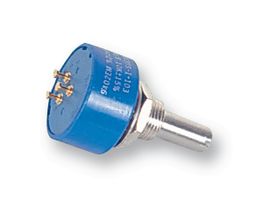 BOURNS 6639S-1-202 Rotary Potentiometer, Precision, 2 kohm, 1 Turns, Linear, 1 W, ± 15%, 6639 Series