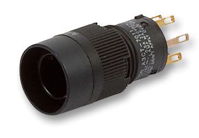 OMRON INDUSTRIAL AUTOMATION A3CT-7011 Pushbutton Switch, A3C Series, 12 mm, SPDT, Off-(On), Round