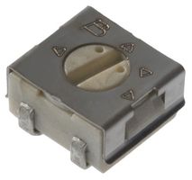 BOURNS 3314J-2-101E Trimmer, Single Turn, Cermet, Top Adjust, 100 ohm, Surface Mount, 1 Turns