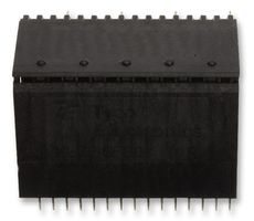 TE CONNECTIVITY 1410968-3. Connector, Daughtercard, Multigig RT2 Series, 112 Contacts, 1.8 mm, Plug, Through Hole, 7 Rows