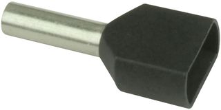 MULTICOMP PRO 363X-20K Wire Ferrule, Single Wire, 16 AWG, 1.5 mm², 8 mm, Black