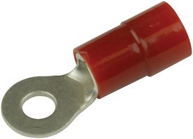 MULTICOMP PRO MC29537 Ring Tongue Terminal, M5, #10, 8 AWG, 8 mm², MC29 Series, Red