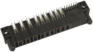 AMPHENOL COMMUNICATIONS SOLUTIONS 51866-025LF Connector, FCI PwrBlade Series, 33 Contacts, 2 mm, Receptacle, Through Hole, 4 Rows