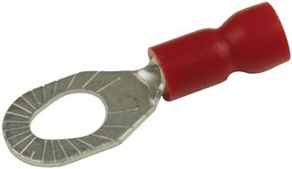 MULTICOMP PRO MC29467 Ring Tongue Terminal, M5, #10, 16 AWG, 1.5 mm², MC Series, Red