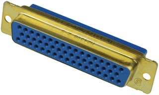 AMP - TE CONNECTIVITY 1757820-5 D Sub Connector Housing, 50 Positions, D Sub, DD, AMPLIMITE 109 Series, Receptacle, Steel Body