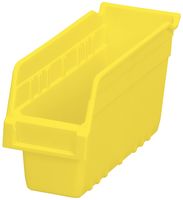 AKRO-MILS 30040YELLO Storage Bin, Shelfmax®, Yellow, 6" x 11-5/8" x 4-1/8"