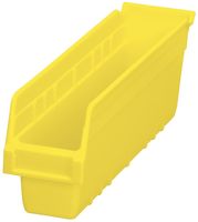 AKRO-MILS 30048YELLO Storage Bin, Shelfmax®, Yellow, 6" x 17-5/8" x 4-1/8"