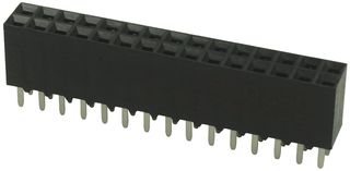 TE CONNECTIVITY - AMP 6-534206-5 PCB Receptacle, Board-to-Board, 2.54 mm, 2 Rows, 30 Contacts, Through Hole Mount