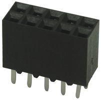 AMP - TE CONNECTIVITY 5-534206-5. PCB Receptacle, Board-to-Board, 2.54 mm, 2 Rows, 10 Contacts, Through Hole Mount