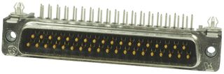 AMP - TE CONNECTIVITY 5747843-4 D Sub Connector, DB37, 37 Contacts, Plug, Solder, DC, AMPLIMITE HD-20 Series, Carbon Steel Body