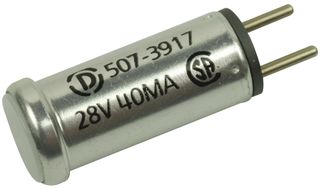 DIALIGHT 507-3917-0371-600F Incandescent Lamp, 7.14 mm, 40 mA, 28 V