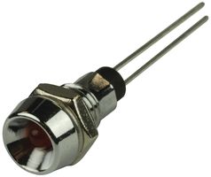LUMEX SSI-LXR1612ID Indicador de Montaje en Panel LED, QuasarBrite, Rojo, 2 VDC, 6.2 mm, 20 mA, 30 mcd, Sin Clasificar