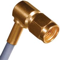 JOHNSON - CINCH CONNECTIVITY 142-0403-101 RF / Coaxial Connector, SMA Coaxial, Right Angle Plug, Solder, 50 ohm, RG161, RG174, RG188, RG316