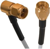 JOHNSON - CINCH CONNECTIVITY 415-0026-036 RF / Coaxial Cable Assembly, 3 ft, 0.914 m, RG178, SMA Straight Plug, SMA Right Angle Plug, 50 ohm
