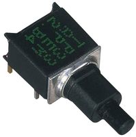 APEM TP32P0080 Pushbutton Switch, TP Series, SPDT, On-(On), Round Plunger, Black