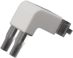 BIVAR RLP2-600-650 Light Pipe, Right Angle, 17 mm, 2 Pipes, Circular, Surface