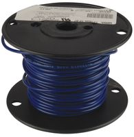 CAROL CABLE/GENERAL CABLE C2104A.12.07 Wire, Hook Up, PVC, Blue, 16 AWG, 26 x 30AWG, 100 ft