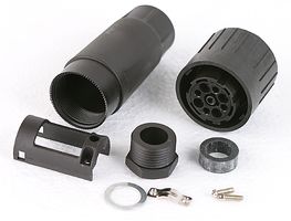 Circular Connector, Standard Circular Connector, ecomate C16-3 Series, Cable Mount Receptacle