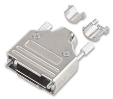 MH CONNECTORS MHDM-15-K D Sub Backshell, Diecast, Rapid Assembly, Shielded, MHDM Series, DA, 180°, Zinc Body