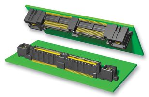 SAMTEC QFS-052-04.25-L-D-RF1 Mezzanine Connector, Ground Plane, Receptacle, 0.635 mm, 2 Rows, 104 Contacts, Surface Mount